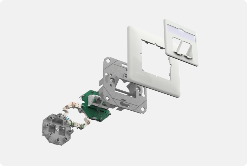 METZ CONNECT innovative RJ45-Anschlussdose