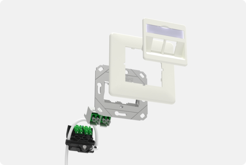 METZ CONNECT LWL Anschlussdose OpDAT VGAD
