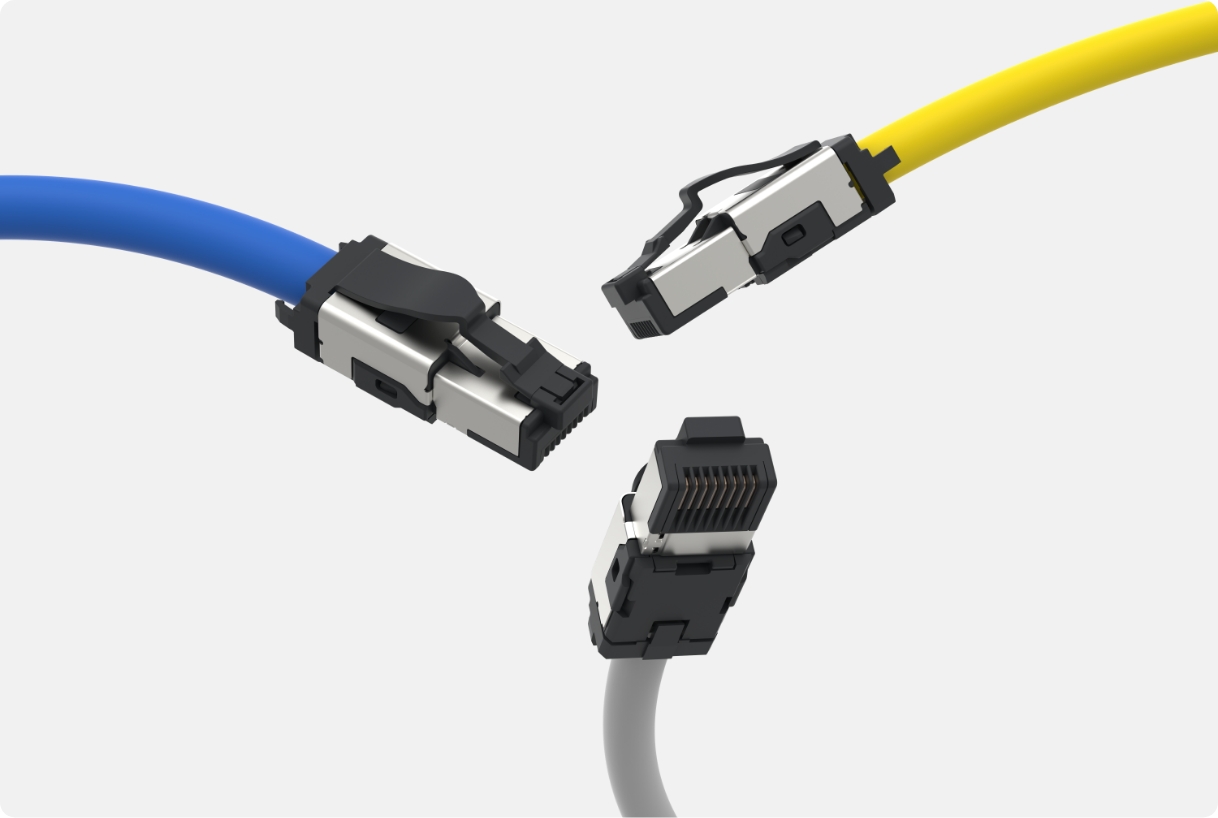 METZ CONNECT RJ45 field plug ultra short