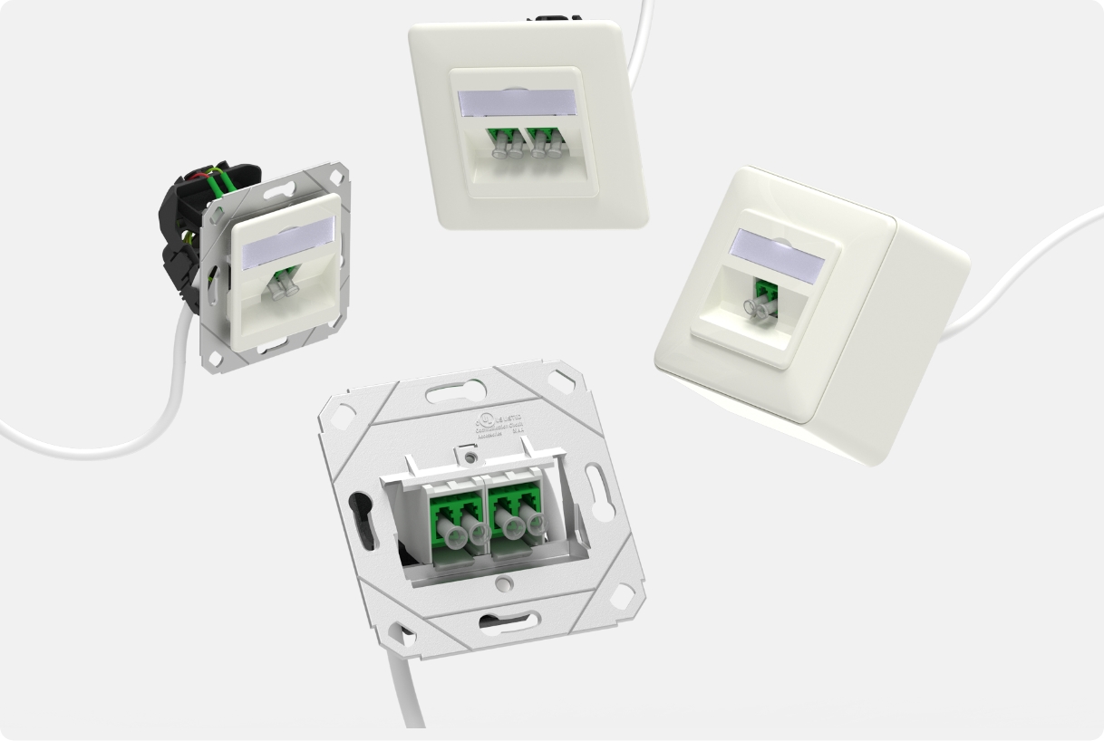 METZ CONNECT LWL Anschlussdose OpDAT VGAD