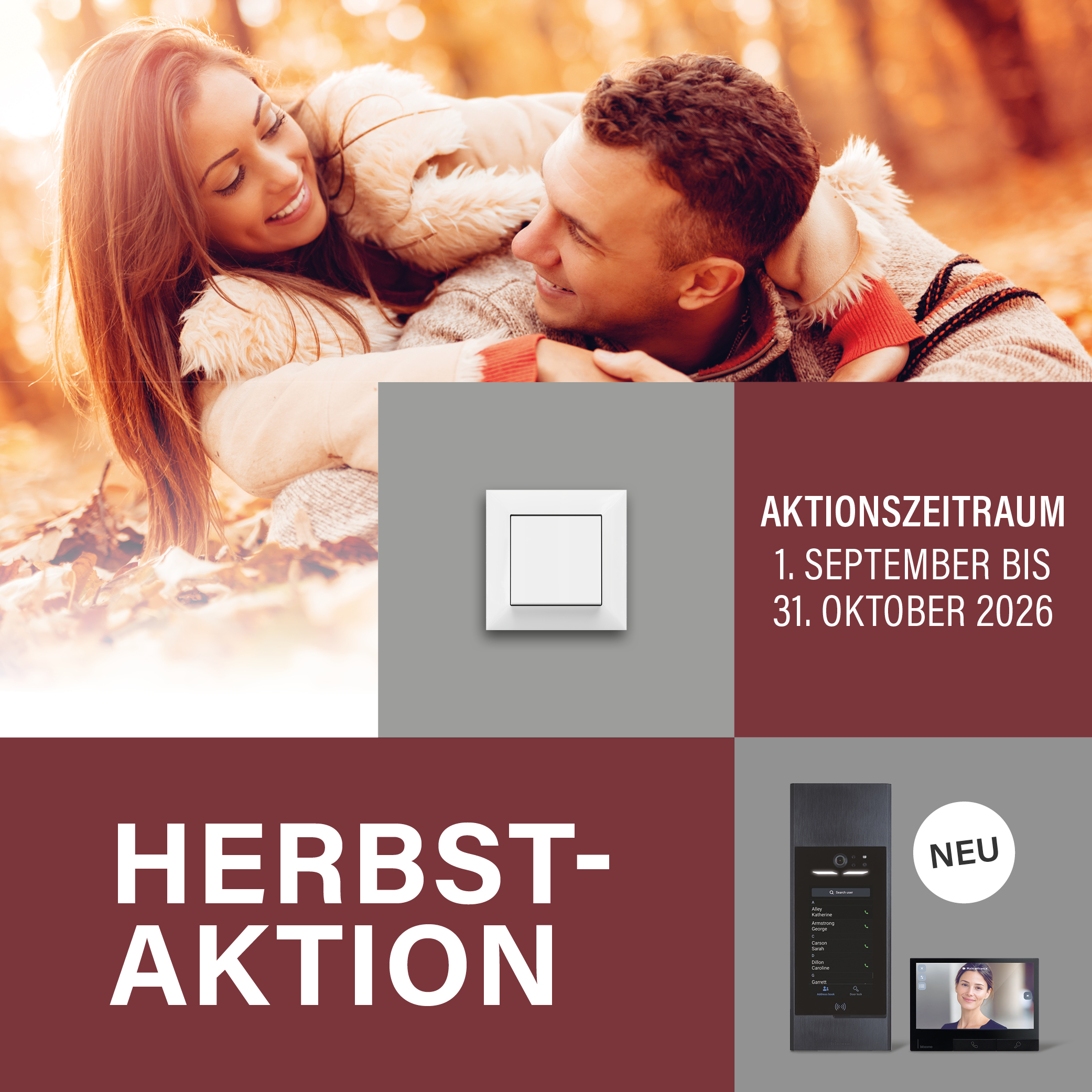 Legrand Herbstaktion Classe 300X