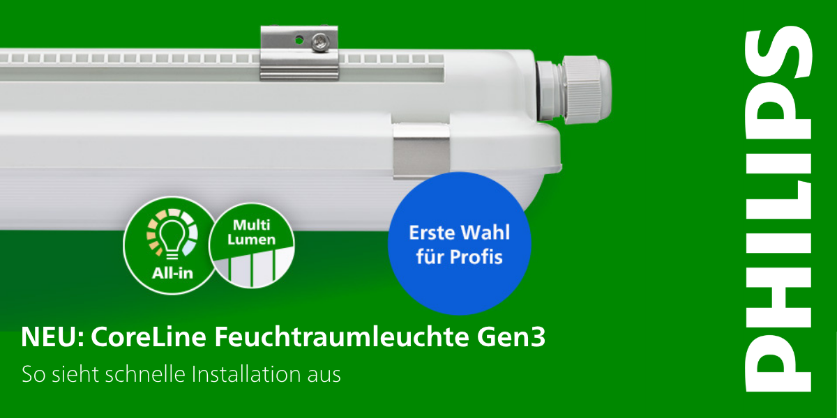 CoreLine Feuchtraumleuchte Gen3